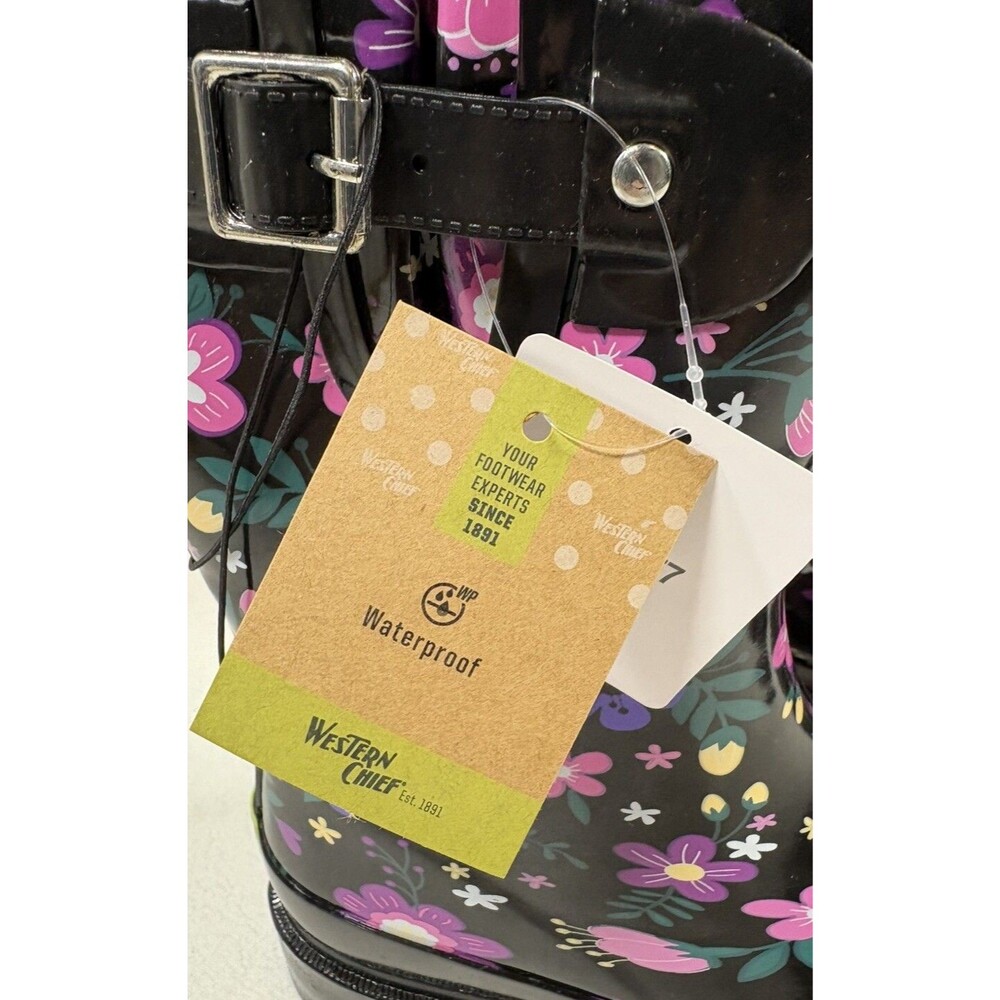 NWT Western Chief Women’s Blossom Mid Rain Boot Size 6 - Picture 3 of 6